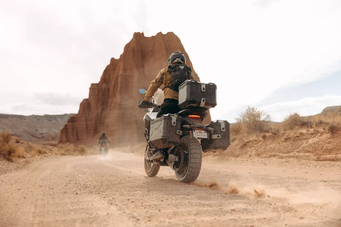 The DSR/X is reported to be the first electric motorcycle to integrate the full suite of Bosch's Offroad Motorcycle Stability Control