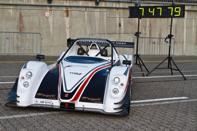 The TMG EV P001 and its record-breaking time