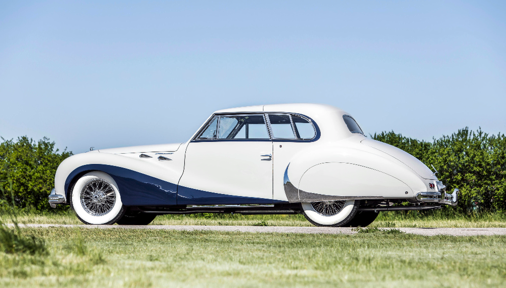 2018 Monterey Car Week Auction Report | 1948 Talbot-Lago T26 Record Sport Coupe De Ville | Sold for $962,000 | Estimate: from $1,200,000 to $1,600,000Auction: Bonhams | Lot 40 | Official Description