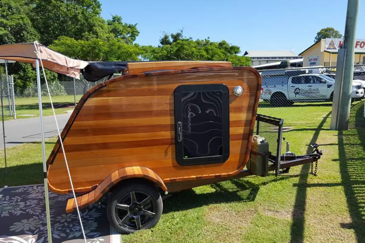 Wood on Wheels presents the Cedar Teardrop Camper