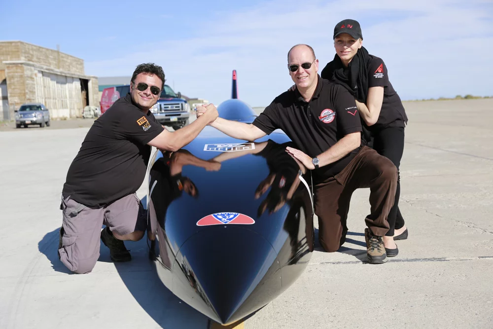 The front of the VBB-3 (Photo: Denis Boussard/Venturi Automobiles)