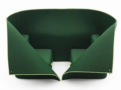 With a few adjustments you can create a face-to-face sitting area (Image from Campeggi)