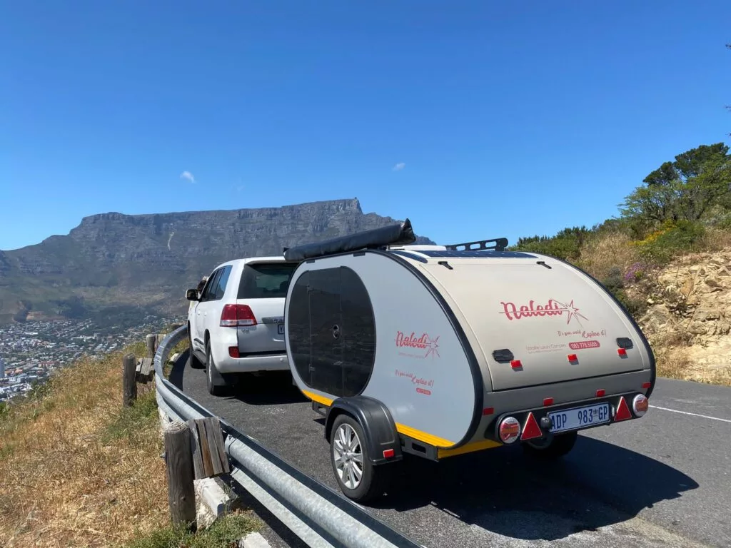 Naledi Campers teardrop trailer out and about