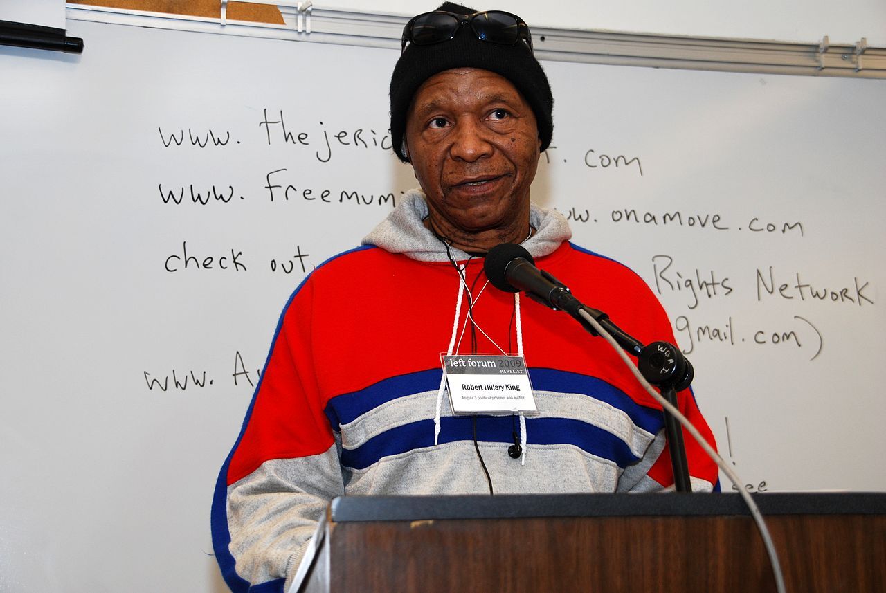 Robert King speaking at an event in 2009
