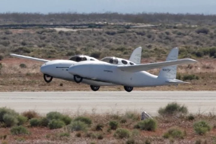 Scaled Composite's BiPod hybrid flying car