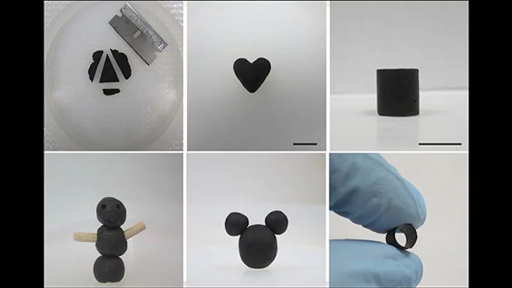 Scientists have developed a form of graphene that can be kneaded into different three-dimensional shapes, just like Play-Doh