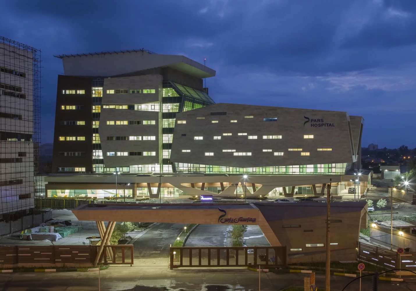 The Iran Special Prize Winner went to the New Wave Architecture design for Pars Hospital in Tehran, Iran