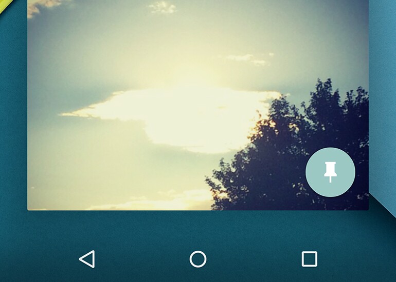 Pinned apps let you limit access to the rest of the device