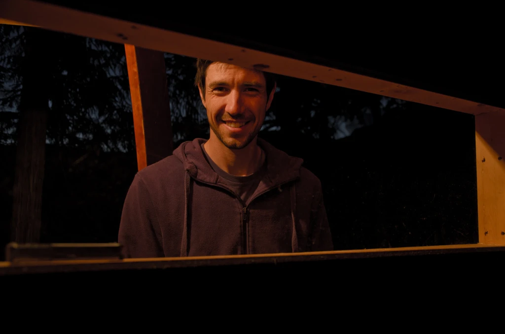Joel in the HemLoft (Photo: Heidi Hermanski)
