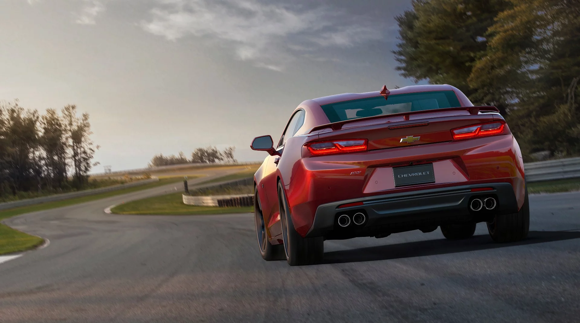 At the rear, the Camaro looks wider and more muscular