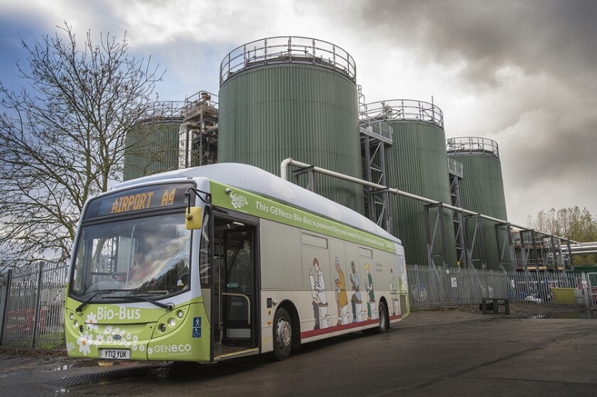 The biomethane for the Bio-Bus is sourced from Bristol Sewage Treatment Works, which produces 17 million cu m (600 million cu ft) of the gas a year