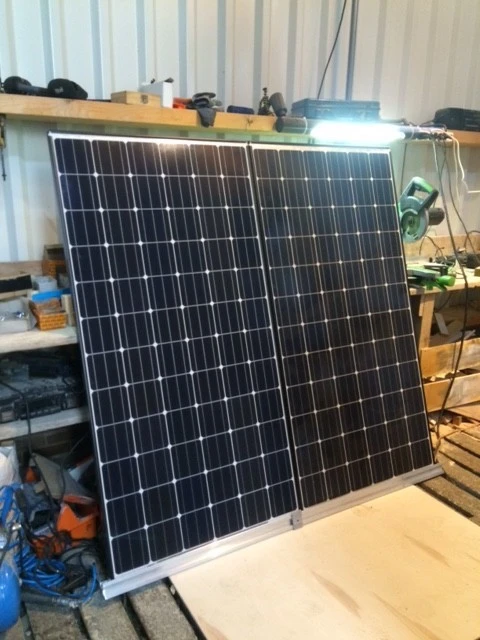 The solar panel array