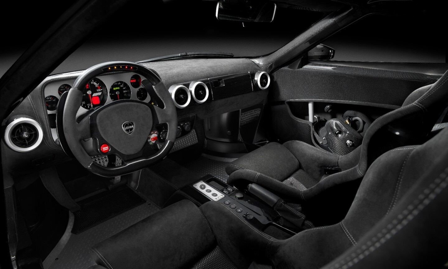 The bespoke interior utilizes much of the 430 Scuderia's switch gear. The eagle-eyed readers will notice the push button gear-selector that was common amongst Ferrari's of that era
