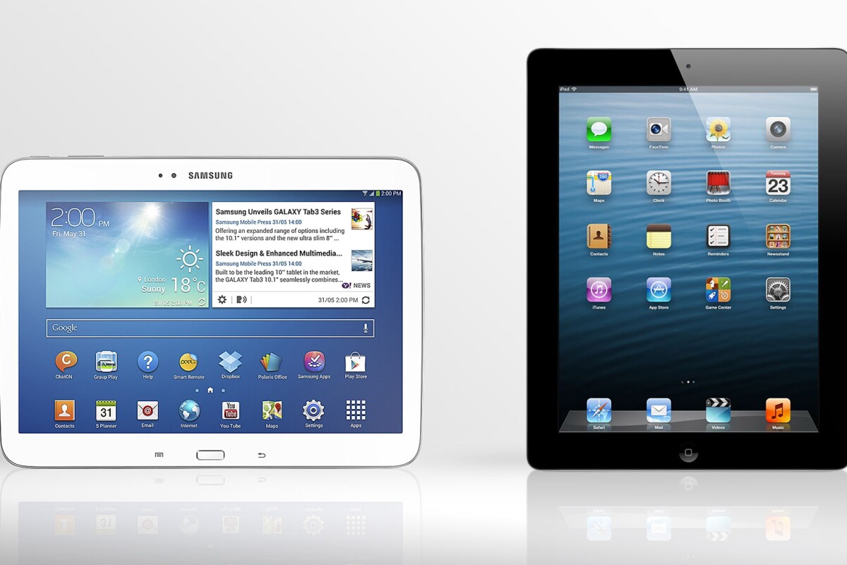 Gizmag compares the specs (and other features) of the Galaxy Tab 3 10.1 and 4th-gen iPad