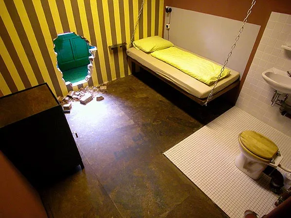The Prison Cell Room at Propeller Island City Lodge
