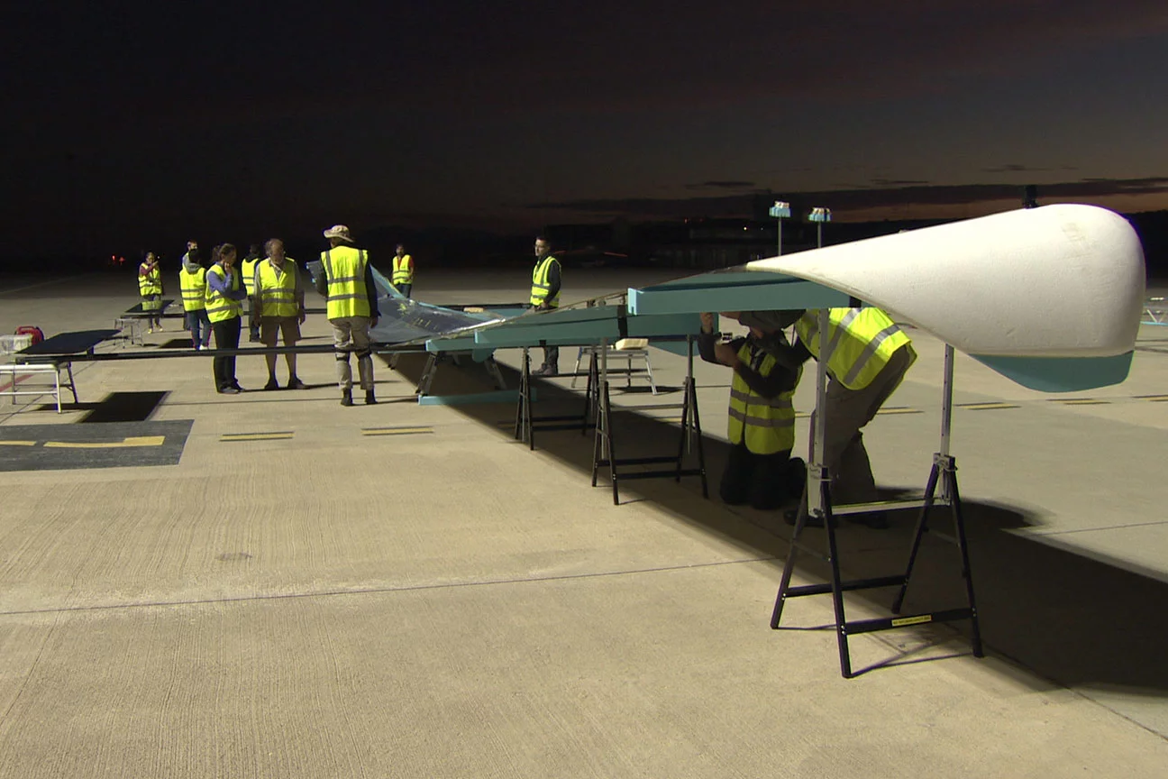 The Astigan A3 being assembled