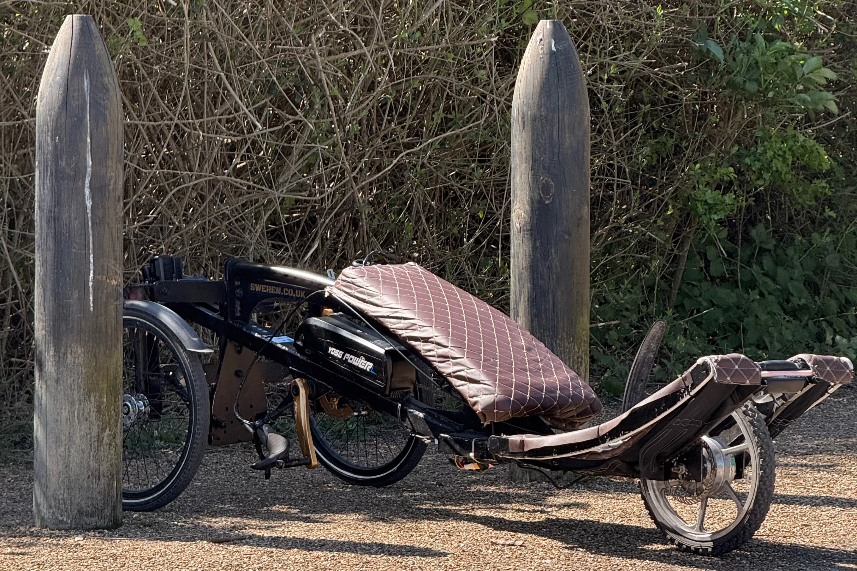 The Road-Legal Swerv comes with two swappable batteries
