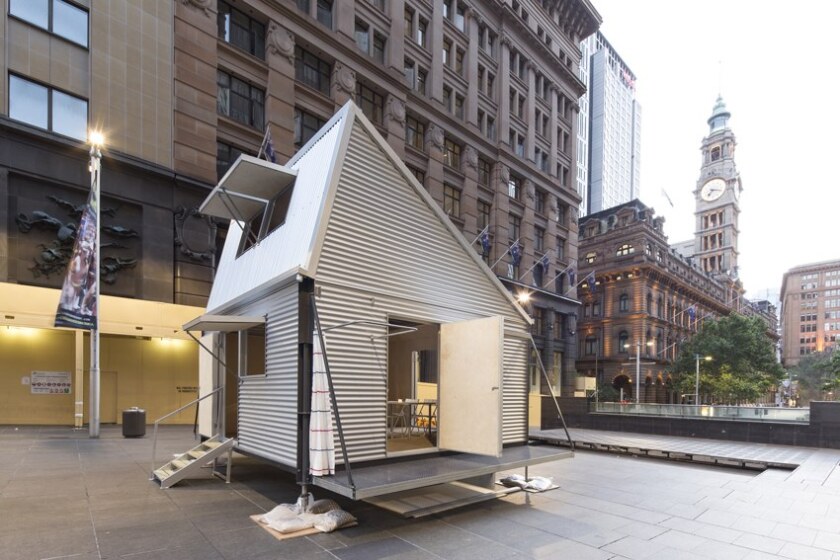 Shelter also boasts an optional outdoor decking area that includes composting toilet, a shower, and gas-cooking facilities