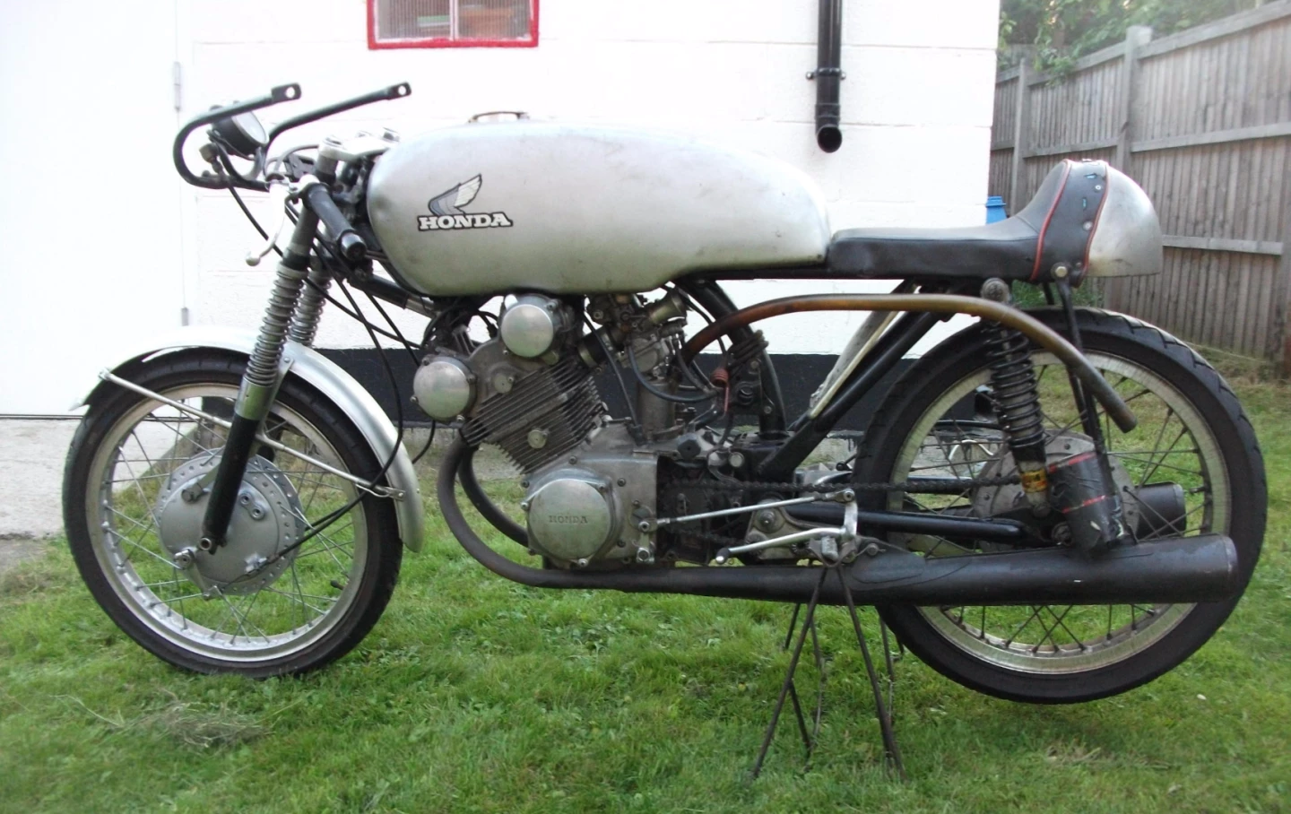 This 1963 Honda 190cc CR93 Racing Motorcycle, Lot 176 at Bonhams Autumn Stafford Sale (18-Oct-15) is estimated to sell for between £14,000 and 16,000 ($21,500 and $24,500)