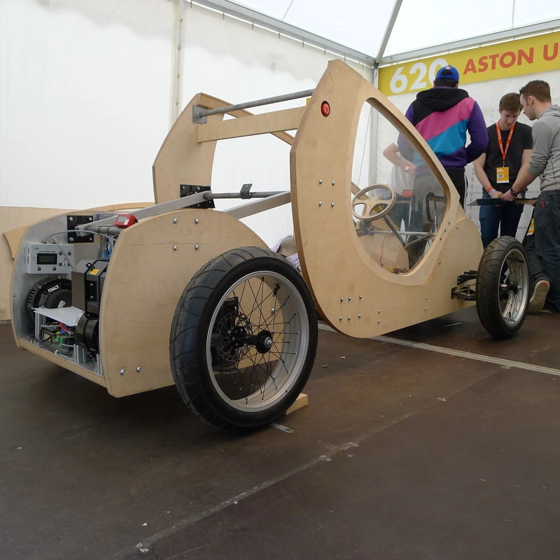 At the European Eco-Marathon event