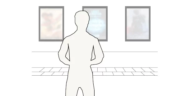 Preview for Glass plays movie trailers when you look at their posters