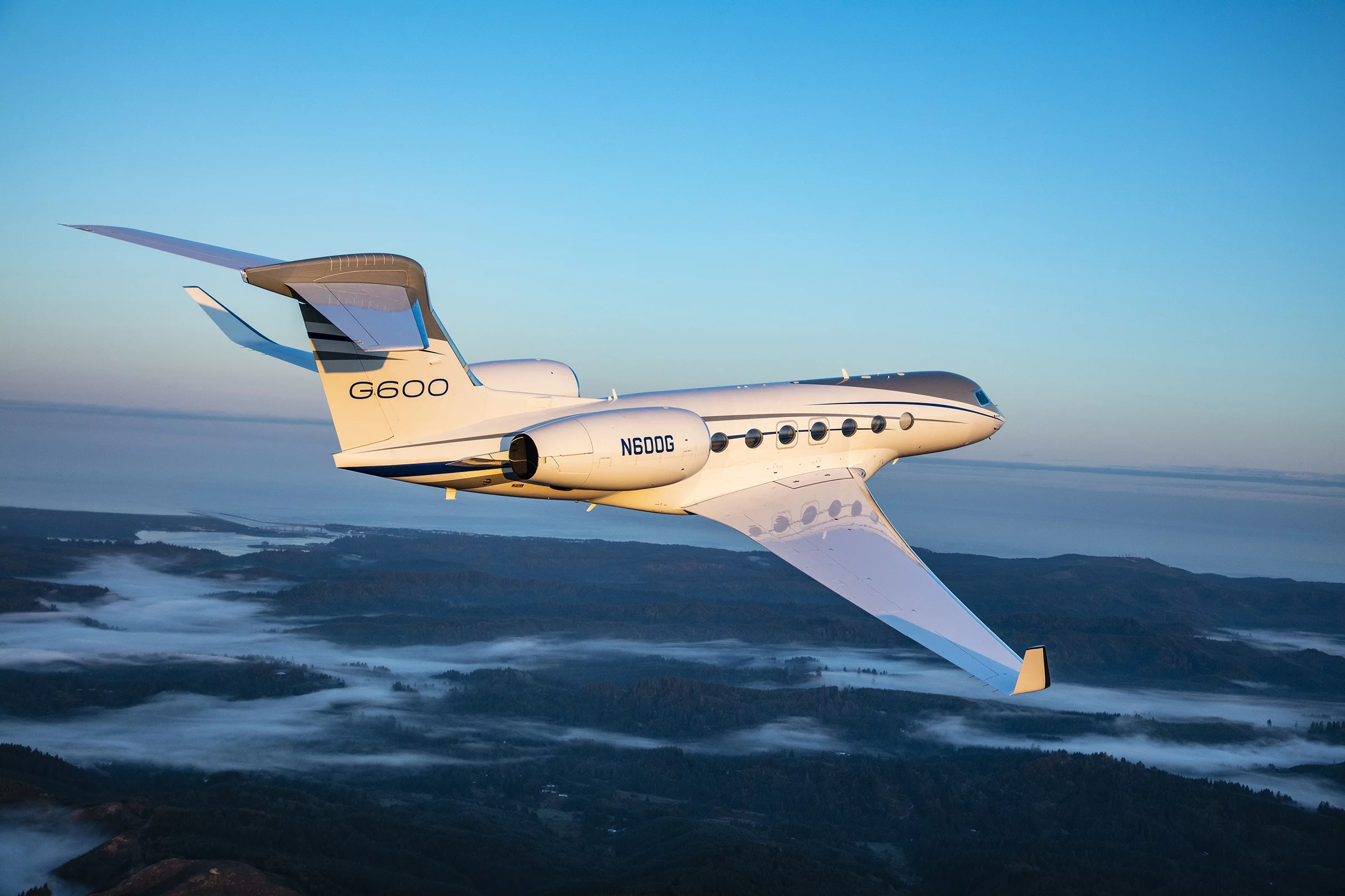 A Gulfstream G600 made the historic flight