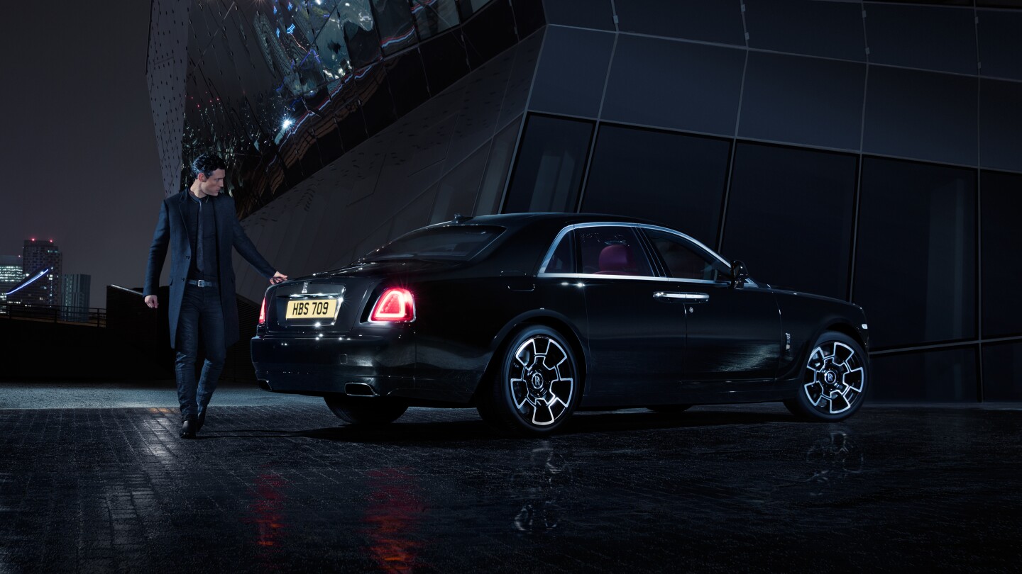 The Black Badge Ghost sits on new 21-inch wheels
