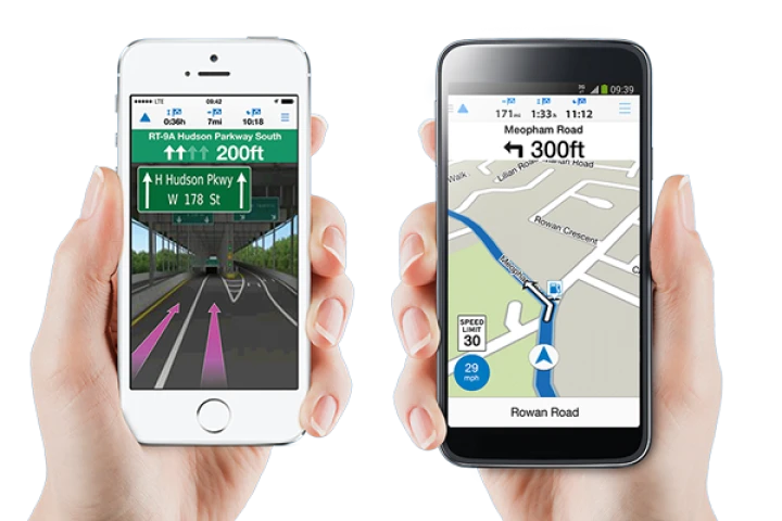 The Viago app offers the basic features of a typical navigation app, but can be customized through a selection of premium add-ons
