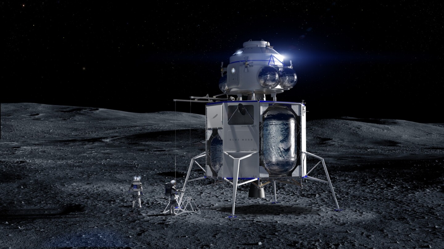 The Blue Moon is designed for a permanent human presence on the Moon