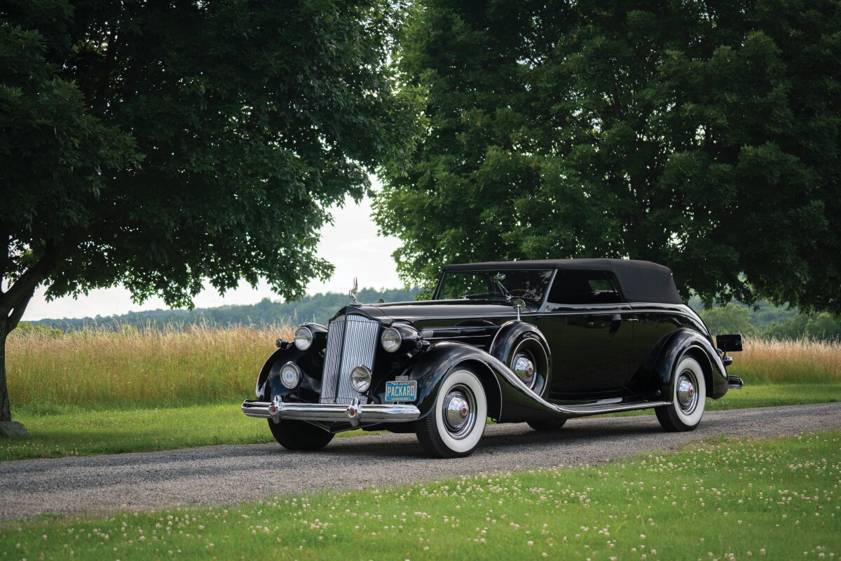 1937 Packard Twelve Convertible Victoria by Rollston