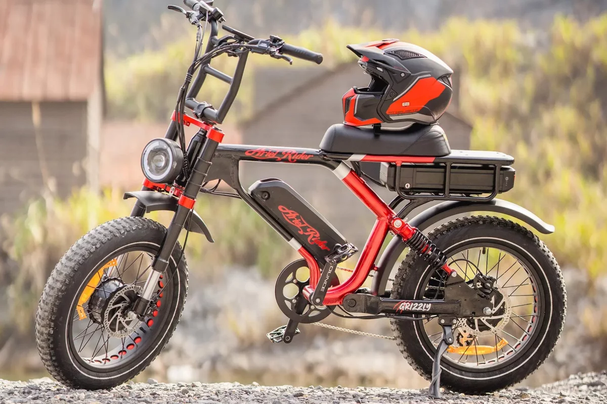 Arielrider's dual-motor, dual-battery Grizzly ebike