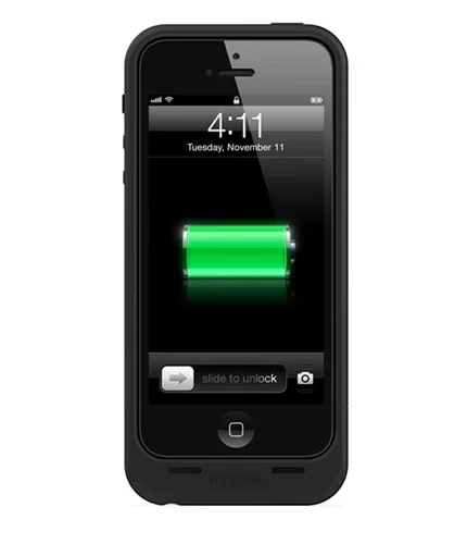The front of the mophie juice pack air