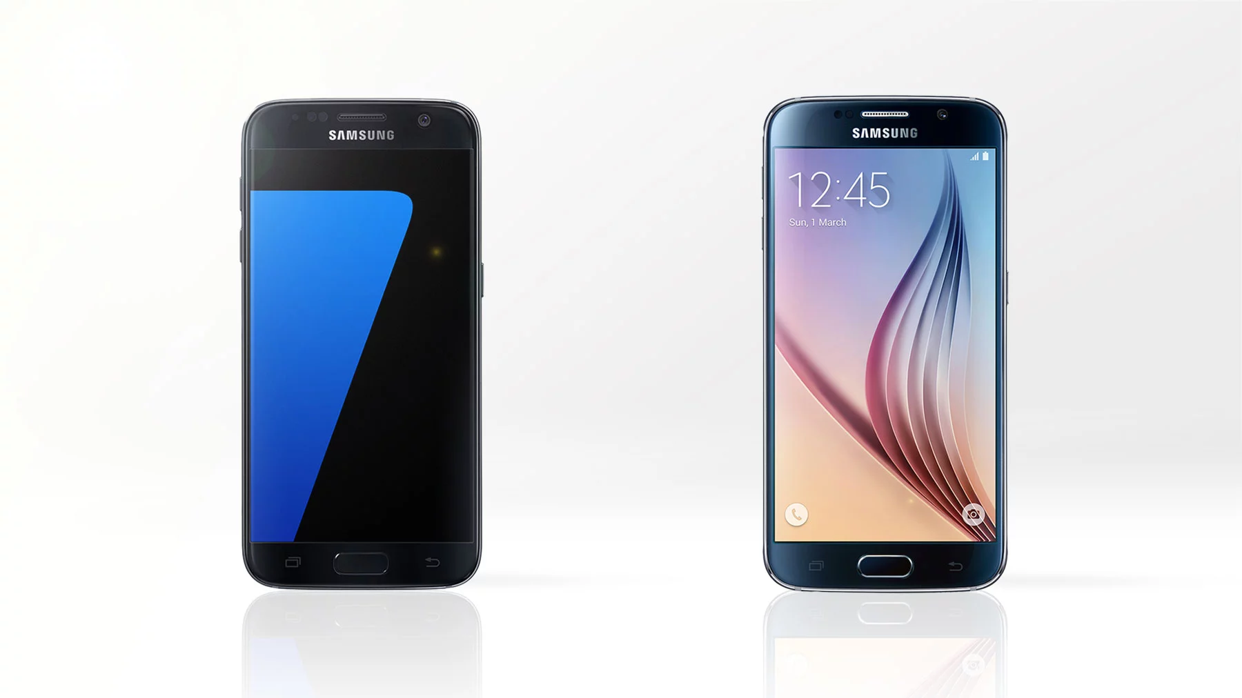 To upgrade or not? Gizmag compares the features and specs of the new Samsung Galaxy S7 (left) and last year's Galaxy S6