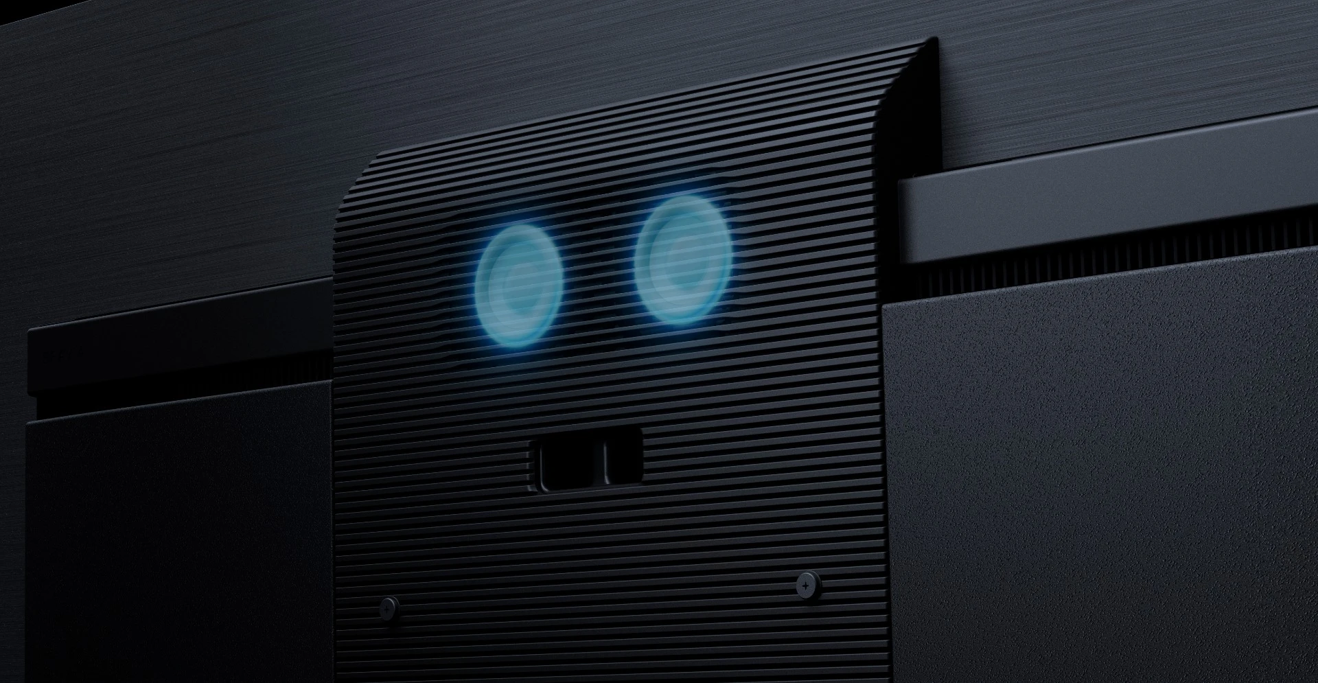 The A8F has a subwoofer built onto the rear of the panel
