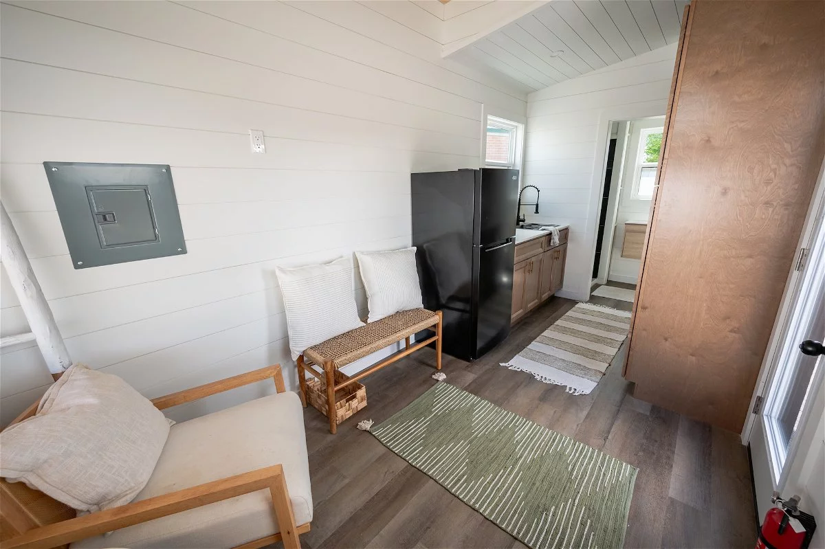 The Overlook looks light-filled thanks to its generous glazing