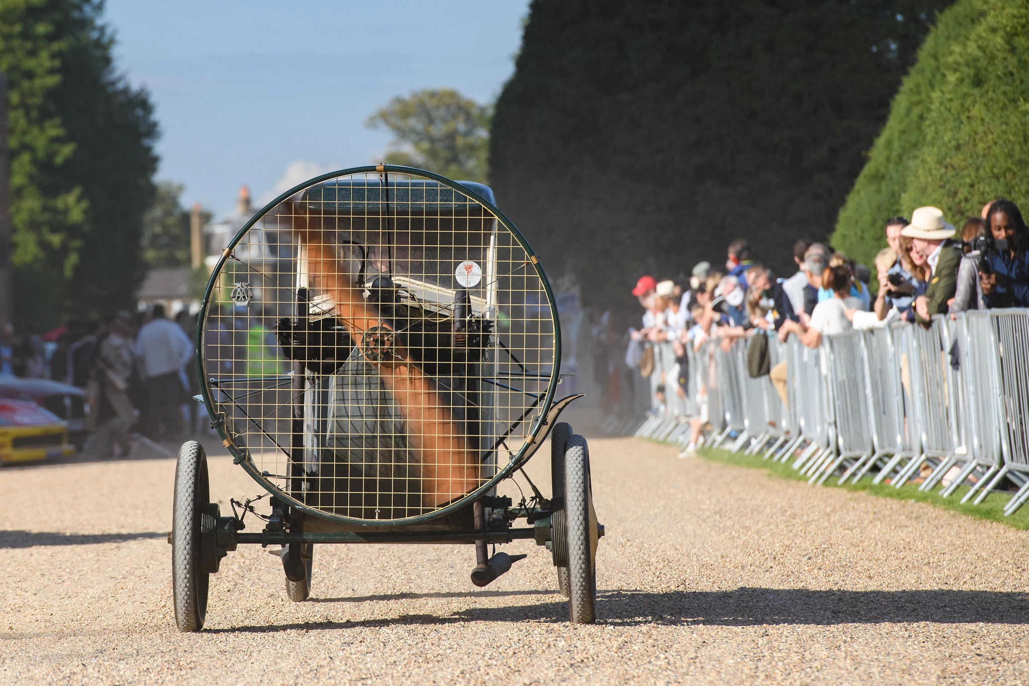 Not a sight you'd want to see coming at you on a Zebra crossing