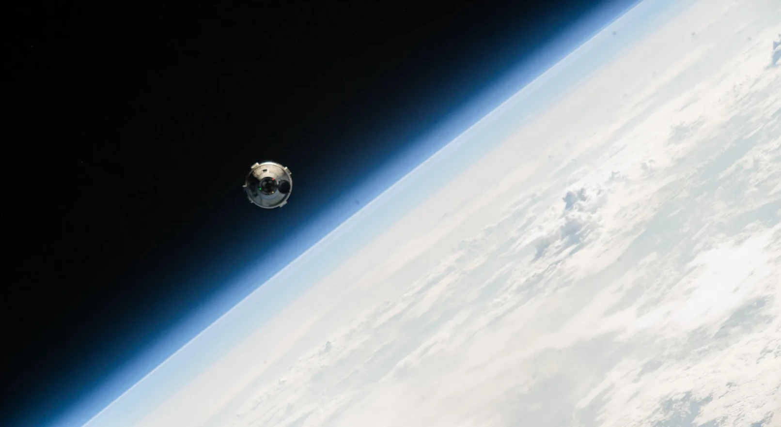 Starliner approaching the ISS