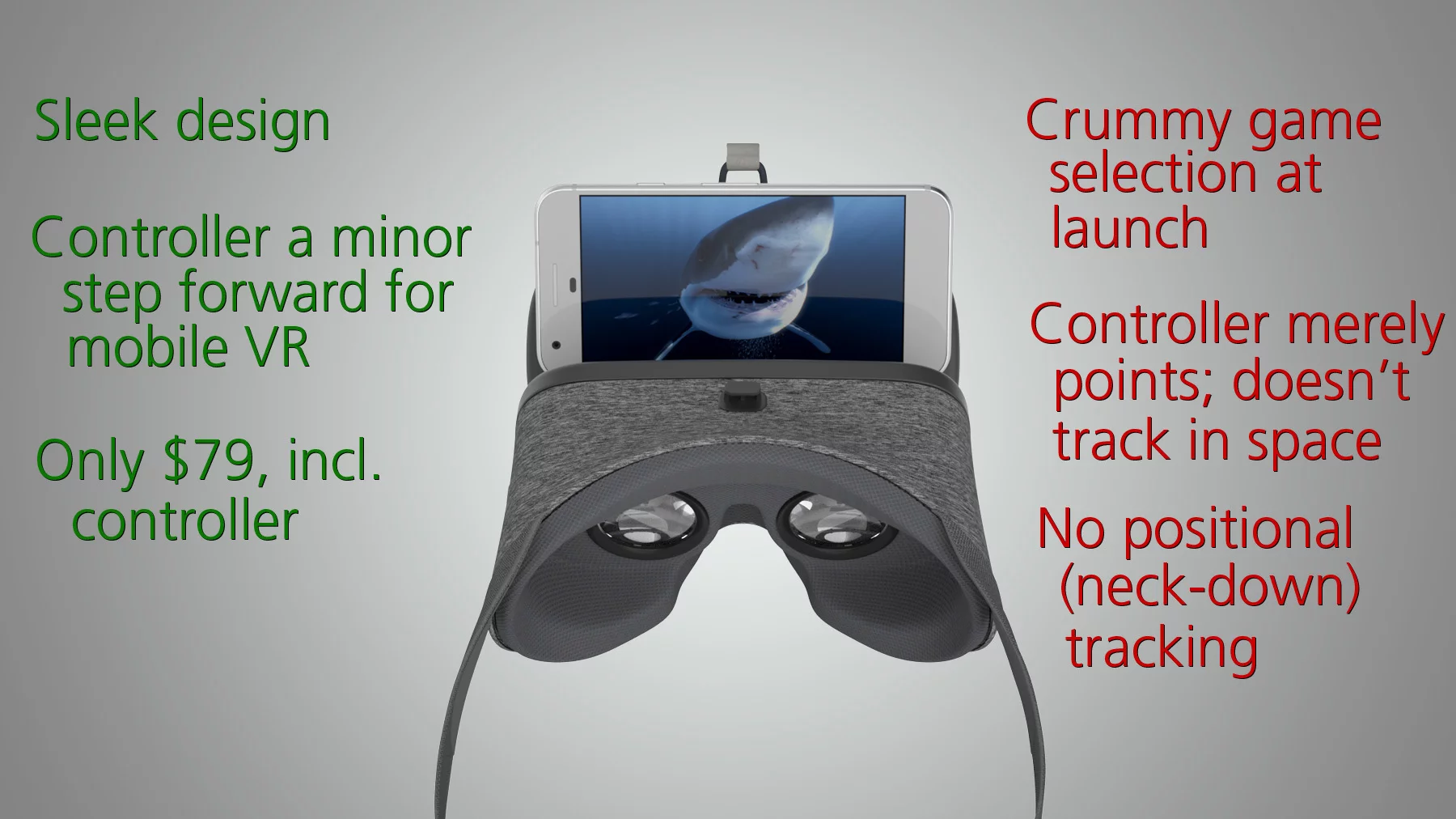 Pros and cons of Daydream View
