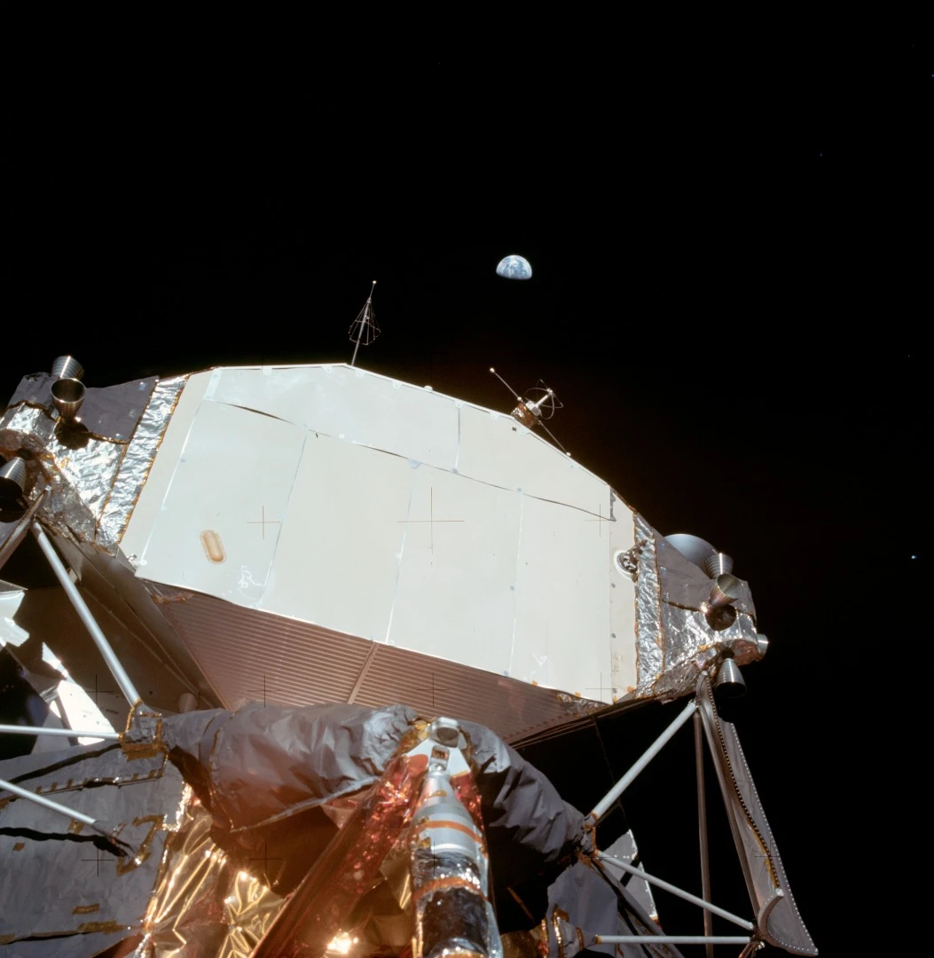 The Earth as seen from tranquility Base