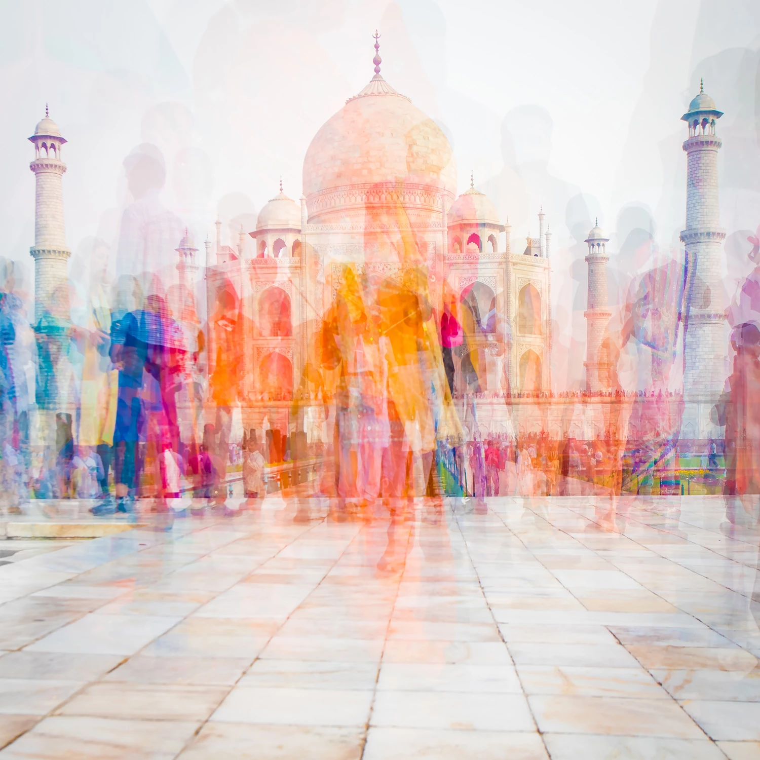 Winner, Art of Travel portfolio. Agra, India, 9 exposures taken over 10 minutes