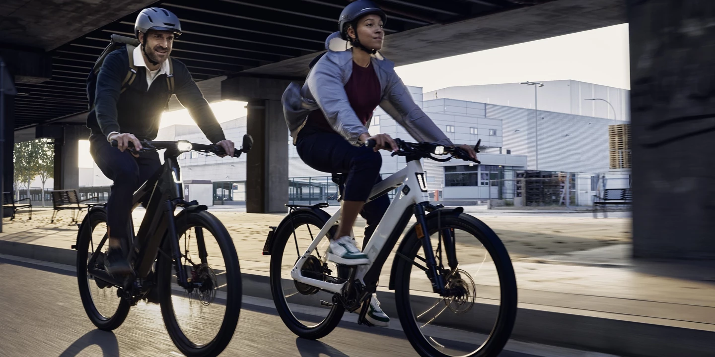 The Stromer ST2 Pinion edition can be optioned with a suspension fork and a suspension seat for a smoother ride