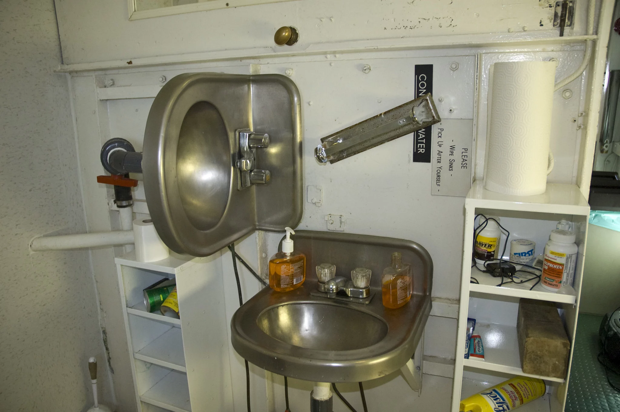 Obviously, everything had to work with the ship in both horizontal and vertical orientations