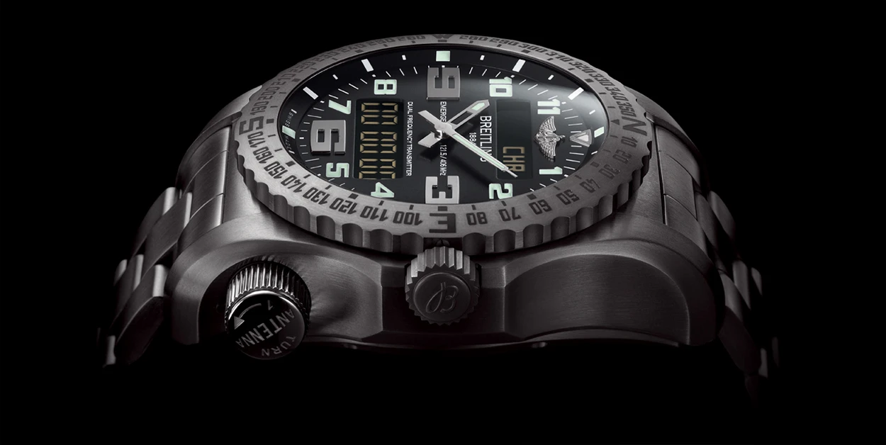The Breitling Emergency 2 watch has a built-in rescue beacon