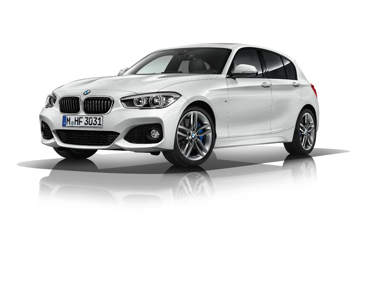 The M140i gets a few small exterior tweaks compared to the regular 1 Series'