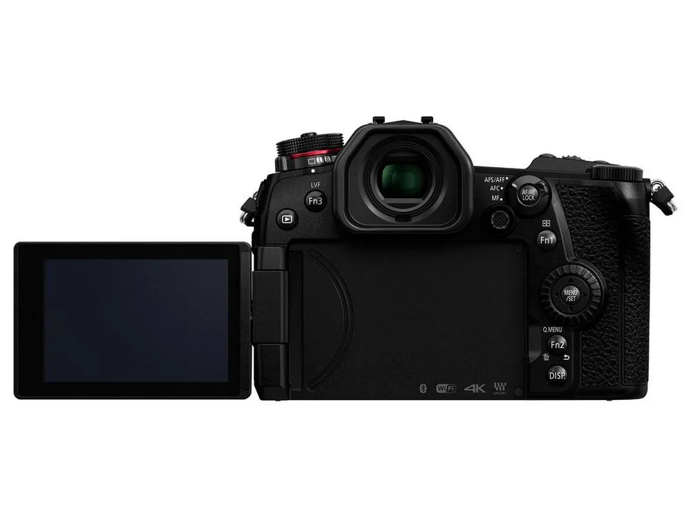 The Lumix G9 has a high resolution OLED Live View Finder and a free-angle 3-inch touch panel for subject framing flexibility
