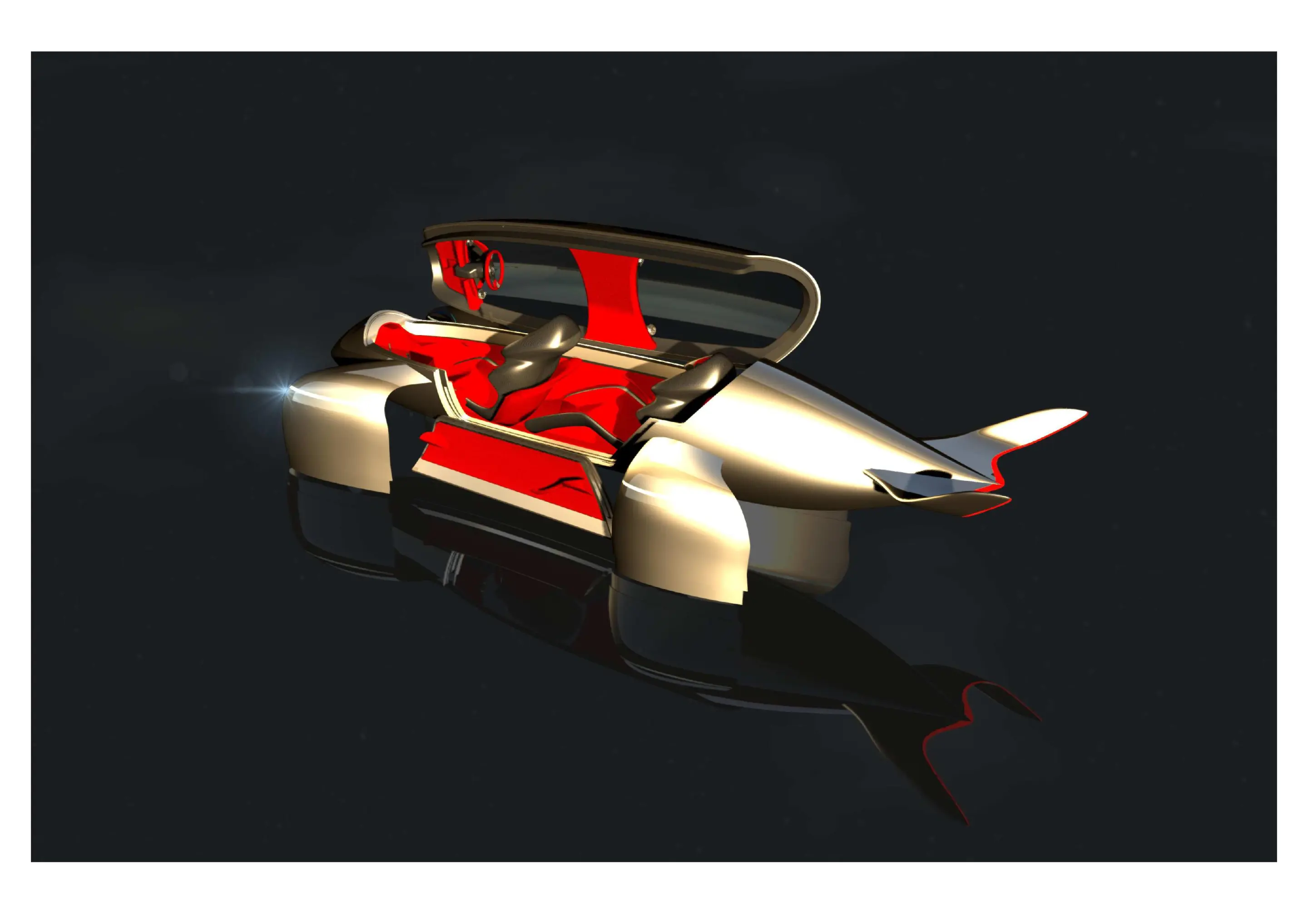 Two-seater Acabion four-wheeler design