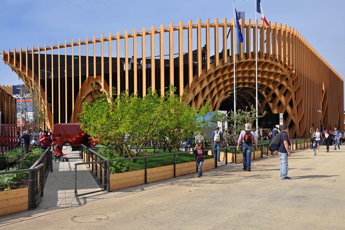 French Pavilion at Expo 2015 turns the traditional market on its head