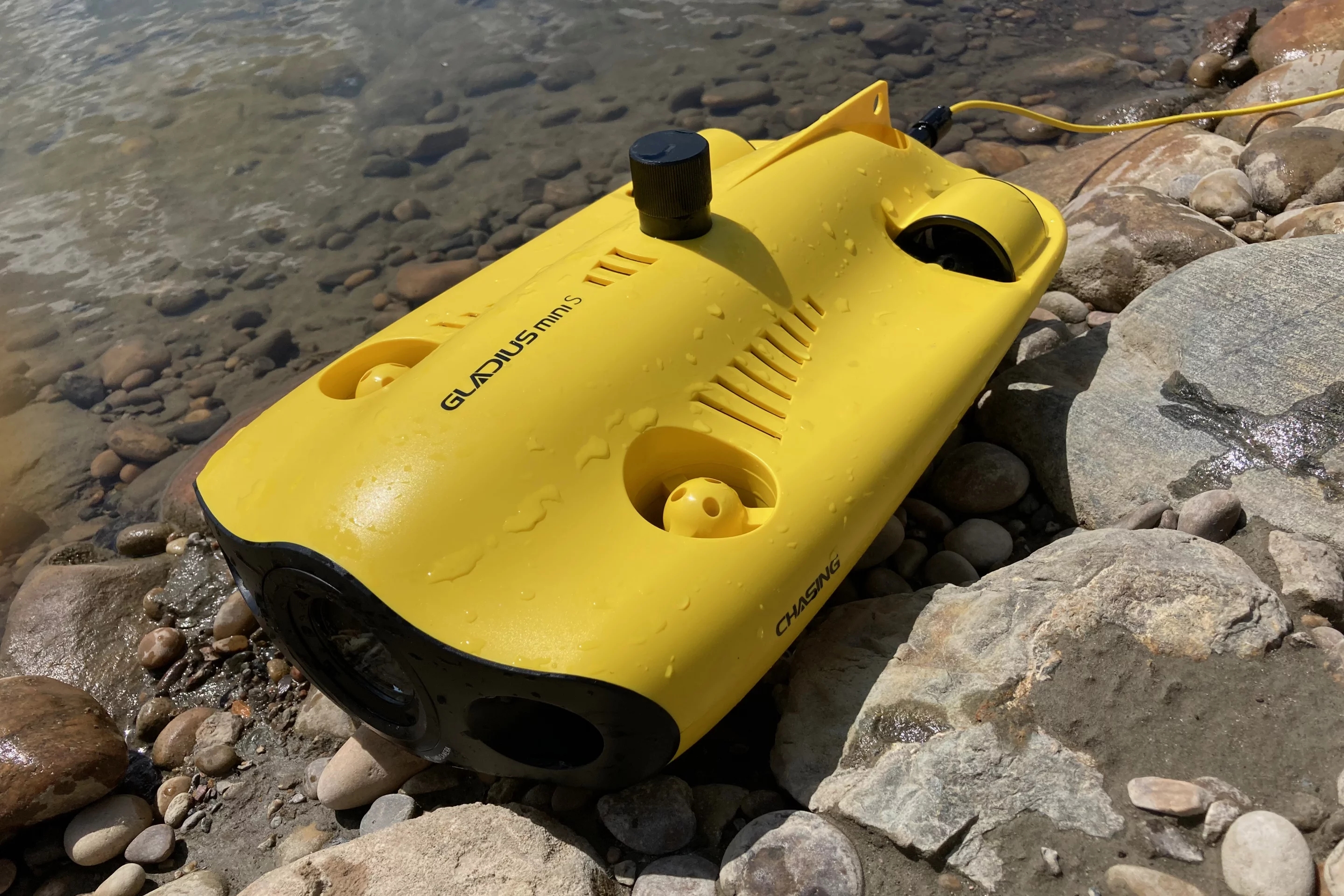 The Gladius Mini S, ready to fight its way upriver