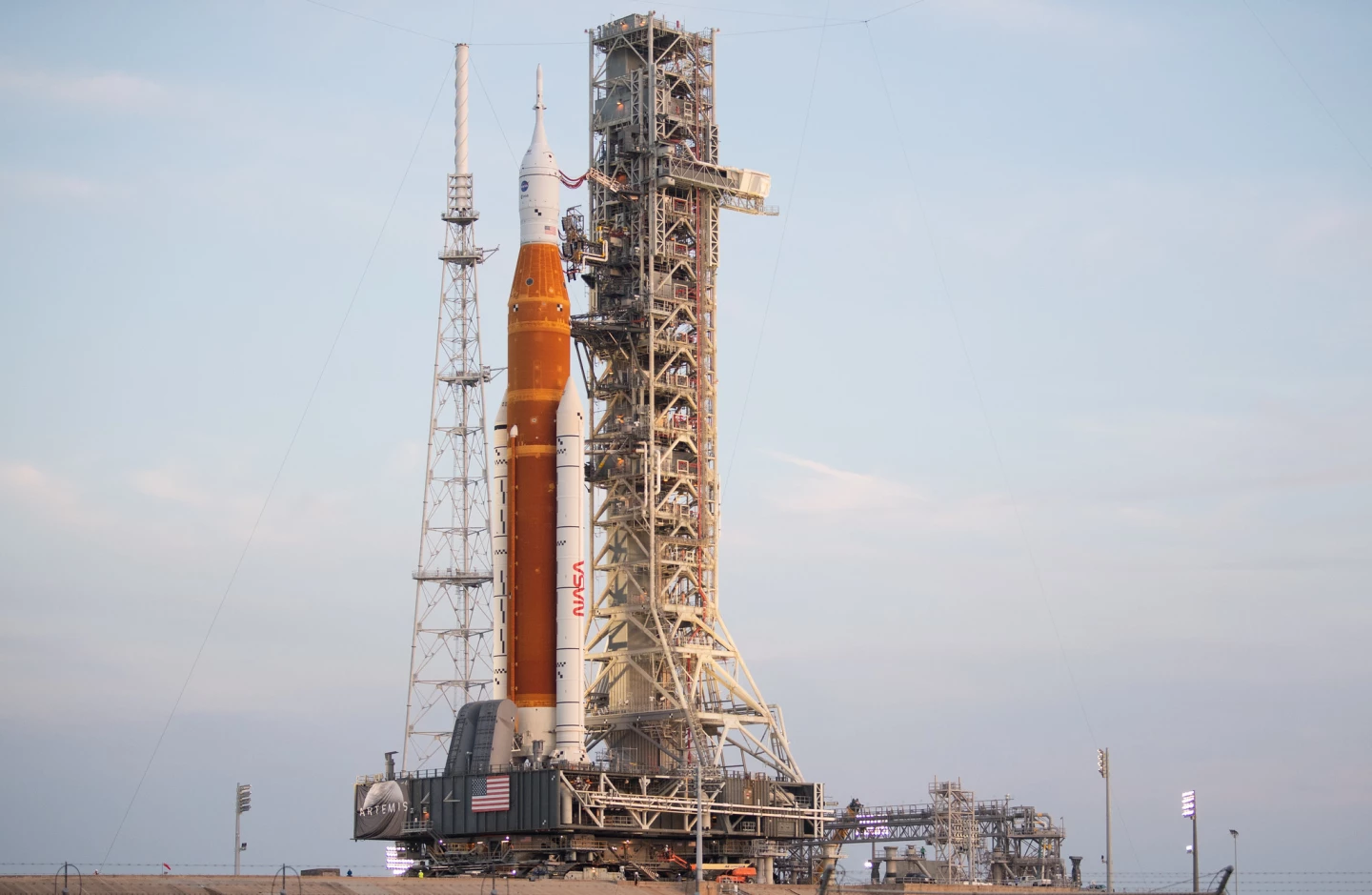 The two-hour launch window for Artemis I opens on Monday morning