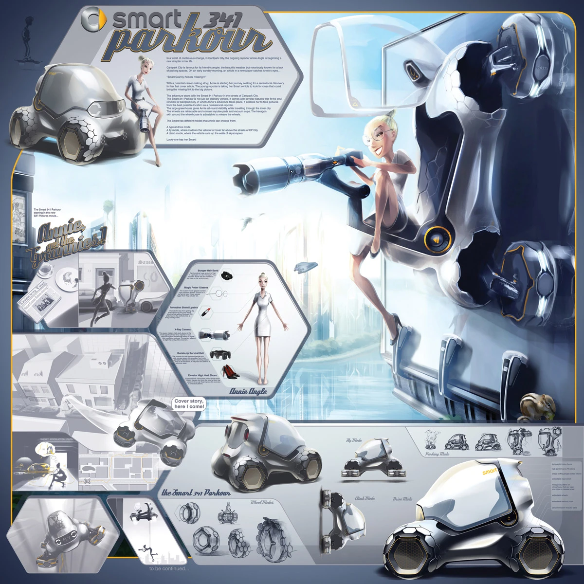 Smart 341 Parkour poster (Image: Mercedes-Benz Advanced Design Germany)
